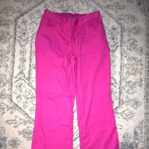 Greys Anatomy Hot Pink Scrub Pants